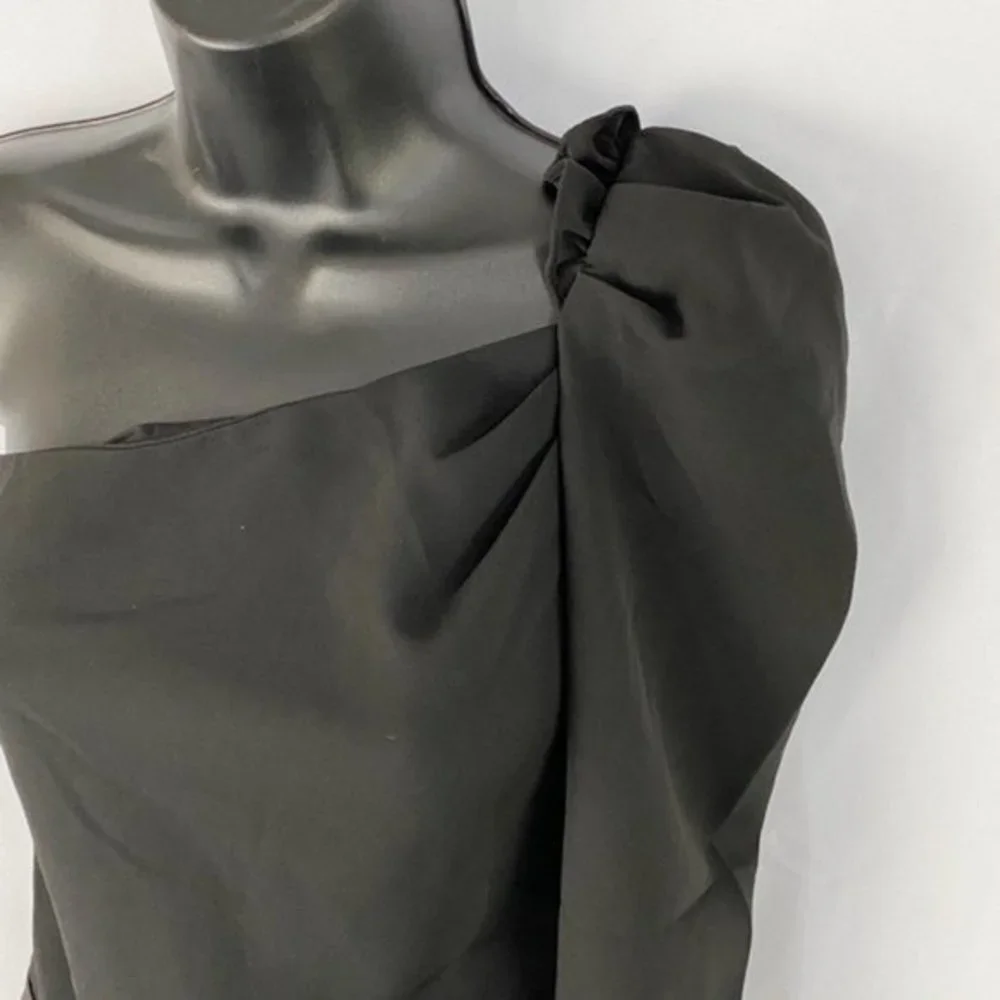 Astr The Label Isolde One Shoulder Bodysuit Black - Picture 2 of 9